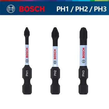 Bosch 50mm Phillips #1 #2 #3 Ударная Дрель PH1 PH2 PH3 Аккумуляторная Отвертка Наконечник Электрическая Отвертка Биты С шестигранным хвостовиком