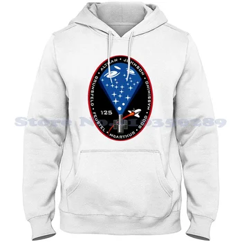 Толстовки с логотипом миссии Sts-125, Толстовка для мужчин и женщин, Нашивка для шаттла Atlantis Sts Space, Космический шаттл, Национальная аэронавтика США