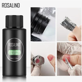 30 мл жидкости для очистки поверхности ногтей ROSALIND Гель-лак для снятия липкости