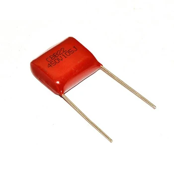 10ШТ 1 мкФ 450 В CBB конденсатор из полипропиленовой пленки шаг конденсатора 15 мм 105 450 В 1 мкФ