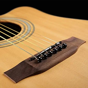 Замена 6-струнной акустической гитары HUATOOL Rosewood с мостом из индийского розового дерева