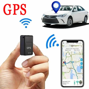 Автомобильный GPS-Трекер Aubess Mini GF-07 Отслеживание в режиме реального Времени Противоугонный Локатор с защитой от потери Сильное Магнитное Крепление SIM-Позиционер Сообщений