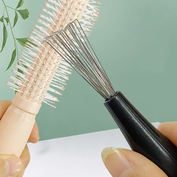 Принадлежности для дома Расческа Щетка для волос Средство для удаления щеток с пластиковой ручкой Встроенные Косметические Инструменты Чистящие средства
