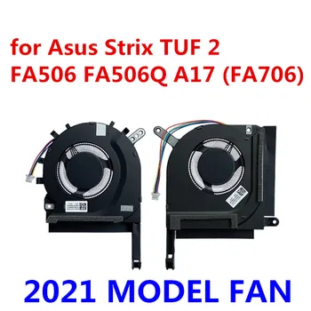 Графический процессор для ASUS TUF Gaming A15 FA506 FA506Q Охлаждающие Вентиляторы FA506QM FA506QR FA706Q FA706QN Кулер Замена Радиатора ноутбука