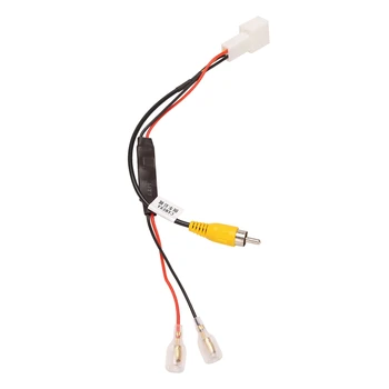 4X4-контактный жгут проводов для крепления камеры заднего вида автомобиля, кабельный штекер, разъем адаптера, подходит для Toyota