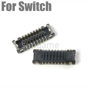 10 шт., оригинальные, новые для Nintend Switch, разъем для карт памяти Micro SD, устройство чтения FPC, разъем 16 контактов