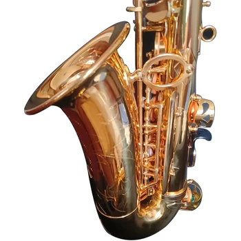 качественный Золотой Альт-саксофон YAS -82Z Японского Бренда Sax E-Flat Super Музыкальный инструмент С профессиональным Мундштуком Для Саксофона