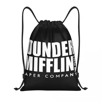 Офисное телешоу Dunder Mifflin Paper Company, Рюкзак на шнурке, спортивная спортивная сумка для женщин, мужской тренировочный рюкзак для тренировок