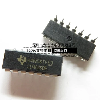 30шт оригинальный новый логический чип с четырехпозиционным аналоговым переключателем CD4066 CD4066BE DIP14