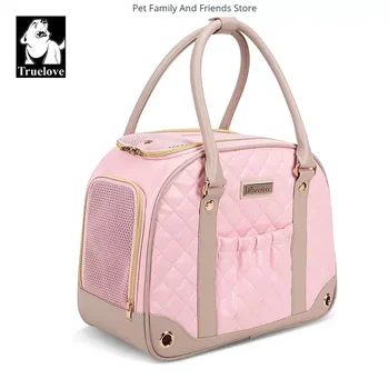 Модная сумка-переноска Truelove для домашних животных, прогулочная для маленьких собак и средних кошечек, дышащая TLX6971