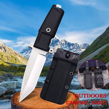 Стальной охотничий нож USA D2, прямой нож, открытый тактический прямой нож, спасательный нож для выживания в джунглях, походный EDC-нож