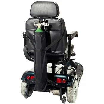 Черная сумка для хранения кислородного баллона, сумка для хранения прочного кислородного баллона для инвалидной коляски