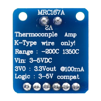 MAX31855 Датчик Пробоя Термопары От -200 ℃ До + 1350 ℃ Модуль Датчика Температуры Термопары Типа K с Цифровым Выходом для Arduino
