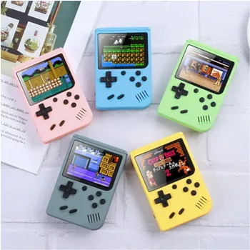 Портативная мини-игровая консоль в стиле ретро, 8-битный цветной ЖК-дисплей с диагональю 3,0 дюйма, детский цветной игровой плеер, встроенный в 500 игр