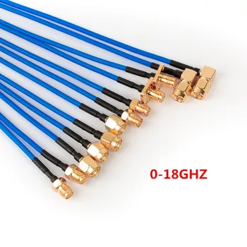 RG402/141 полугибкий высокочастотный радиочастотный соединительный кабель 0-18 ГГц, кабель-адаптер SMA, кабель-удлинитель SMA public-SMA
