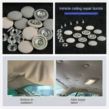 Комплект для ремонта обшивки крыши автомобиля, исправляющий провисающий штифт обшивки для Ford Focus 2 MK2 2005 2006 2008 2009 2010 2012