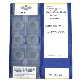ZCC RCKT1606MO-DR YBC302 Высококачественные твердосплавные пластины из стали ZCC.CT Разнообразие моделей токарных резцов