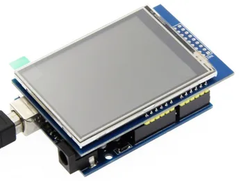 2,8-дюймовый модуль отображения цветного экрана UNO Mega2560 TFT LCD с сенсорным экраном может быть вставлен непосредственно HX8347