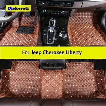 Автомобильные коврики QIEKERETI на заказ для Jeep Cherokee Liberty 1984-2023, автомобильные ковры для ног, аксессуары
