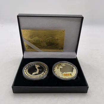 Бесплатная Доставка Красивые Позолоченные Серебряные Монеты Предметы Коллекционирования Война во Вьетнаме 1959-1975 Монеты Вторая Мировая война Золотые Сувениры Подарки