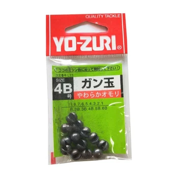 One Bag Japan YO-ZURI Biting Lead Rock Fishing Clamping Precision Открытый Тип Подсечки Весовой Зажим Для Лески Использовать Sea All Product Supplier