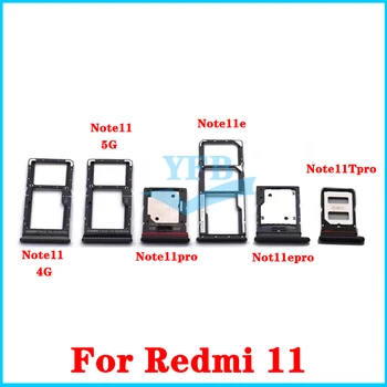 Для Xiaomi Redmi Note 11 11S 11T 11E Pro Plus Лоток Для Sim-Карт Считыватель Держатель Адаптера Запасные Части Для Ремонта