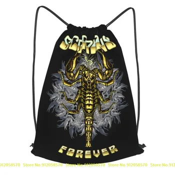 Scorpions Forever Crazy World Tour 2017 Новая группа Рюкзак на шнурке Дорожная тренировочная сумка для хранения сумок для путешествий Спортивная сумка