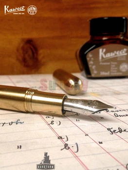 Авторучка Kaweco Supra из нержавеющей стали / латуни, наконечник из нержавеющей стали, со временем на каждой ручке появится уникальная патина