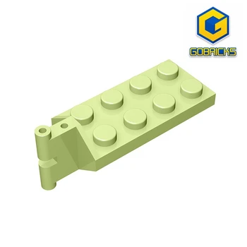 Шарнирная пластина Gobricks GDS-1135 2 x 4 с шарнирным соединением - Штекер совместим с 3639 детскими игрушками для сборки блоков