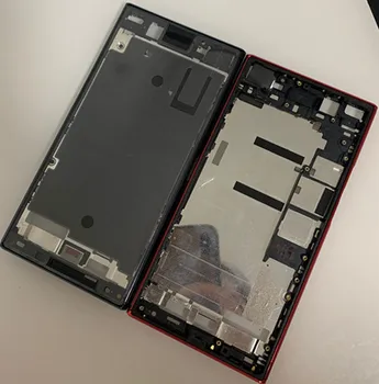 Средняя рамка Кронштейн Панель Металлическая рамка корпуса Пластина с клеем для Sony Xperia XZ Premium G8142 G8141 frame