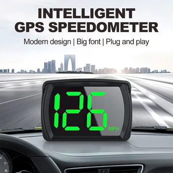 Автомобильный цифровой GPS Speedo, цифровой измеритель скорости высокой четкости, автомобильный GPS-детектор миль/ч для автомобильных запчастей для автомобиля, автомобильные аксессуары