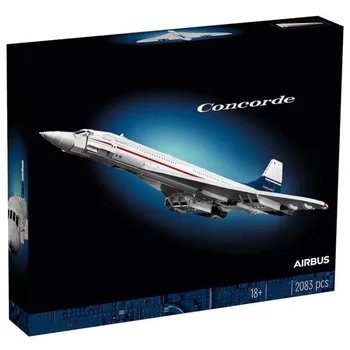 2023 НОВЫЙ Строительный набор Airbus Concorde 10318, первая в мире Модель Сверхзвукового Авиалайнера Space Shuttle, Развивающая Игрушка для детей
