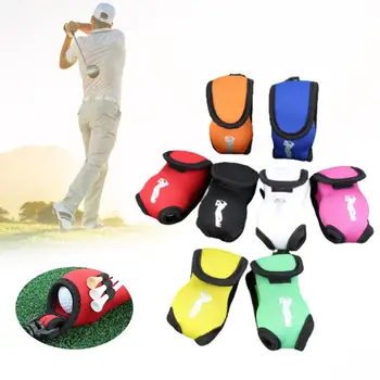 Маленькая сумка для мячей для гольфа, мини-поясная сумка, 4 тройника, неопреновый держатель, спортивная сумка для тренировочных мячей для гольфа на открытом воздухе, тройник