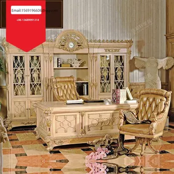 Итальянский дворец Европейский стол из массива дерева Вилла Роскошная Французская мебель для стола на заказ