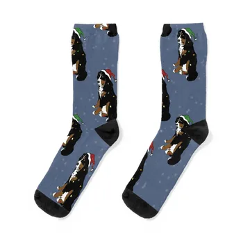 Носки с рисунком бернской горной собаки для рождественских праздников, Аргентина, незаменимые дизайнерские носки, забавные носки, мужские носки, женские носки