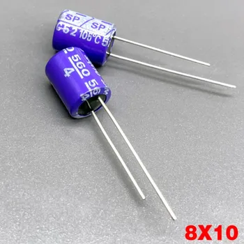 Твердотельный конденсатор 560 мкф 4 В Алюминиевый электролитический конденсатор 4sepc560m с медным контактом