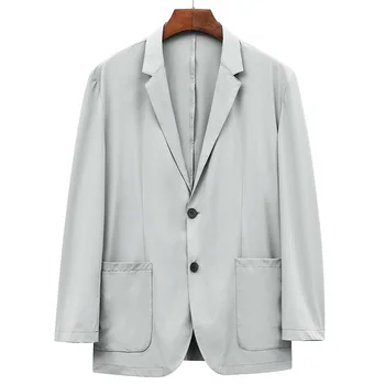B1863-Мужской повседневный весенне-осенний костюм, мужское свободное пальто