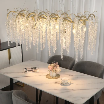 Люстры Lustre LED Home Art Роскошные Хрустальные потолочные подвесные светильники Гостиная Столовая Ресторан Подвесное освещение