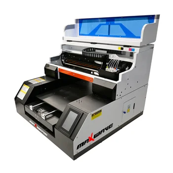 УФ-печатная Машина A4 A3 Принтер для Печати футболок С сенсорным Экраном Настольный Струйный Мини-УФ-Принтер Автоматический Светодиодный Дисплей