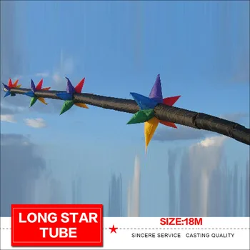 18-метровый воздушный змей star tube windsock длиной 18 м для взрослых, Высококачественные 3D Твердые Мягкие Надувные Хвосты Для Воздушного Змея