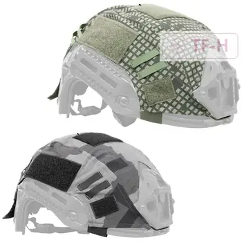 Охотничий тактический быстрый чехол для шлема, ткань для шлема, Т-образный блок /Песочный ночной камуфляж