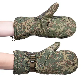 Российские военные холодостойкие перчатки VKBO с водонепроницаемыми и плюшевыми кончиками пальцев, утеплитель из хлопка P для зимних походов на открытом воздухе