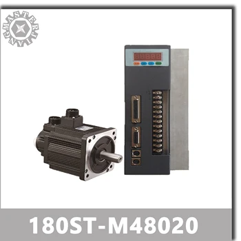 Серводвигатель переменного тока 380V 10KW 180ST-M48020 2000 об/ мин, 48 Об/ мин, 10000 Вт, трехфазный привод переменного тока с постоянным магнитом, соответствующий драйверу AASD-75A.