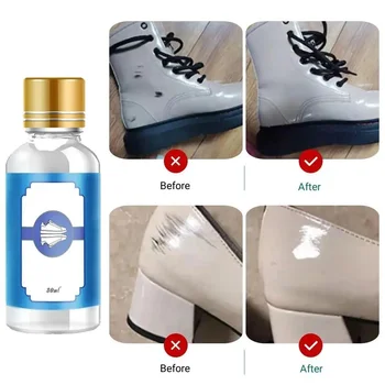 30 МЛ средства для чистки белой обуви, Отбеливающее Средство для полировки, Чистящее средство для повседневной лакированной обуви, средства для бытовой уборки