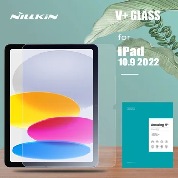 Nillkin Для iPad 10.9 2022 Glass V + Защитная пленка для экрана Ультратонкая с Антибликовым покрытием Синего Цвета для Apple iPad 10.9 2022 Закаленное Стекло