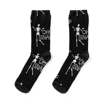 Oh Snap Skeleton Horror Забавные носки компрессионные чулки Женские забавные носки Новогодние носки футбольные носки Женские носки Мужские