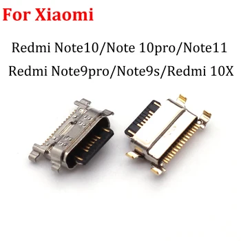 2-100 шт. Для Xiaomi Redmi 10X Note 9s/9pro/Note10/10Pro/Note11 Разъем Micro USB Разъем для Зарядки Порт Зарядного Устройства Разъем Док-станции