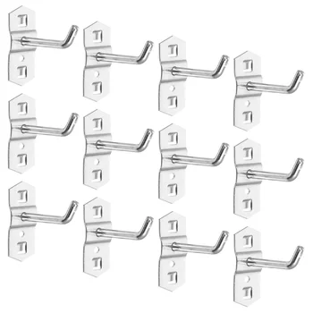 12 шт. крючков для настенных крючков для хранения металлических крючков для инструментов