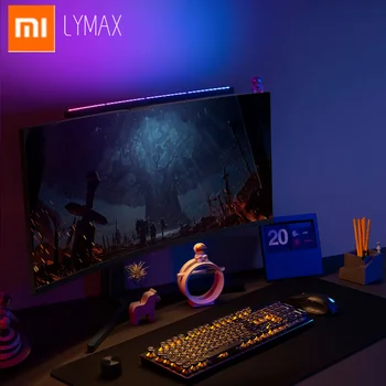 Xiaomi LYMAX Настольная Лампа С Изогнутым Экраном Подвесной Светильник RGB Цветной ПК Монитор Компьютера Световая Панель Защита Глаз Пульт Дистанционного Управления