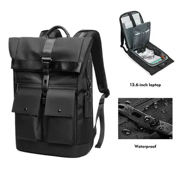 Новая 15,6-дюймовая сумка для ноутбука, модный мужской рюкзак, водонепроницаемый рюкзак, многофункциональная дорожная сумка, школьный рюкзак для отдыха